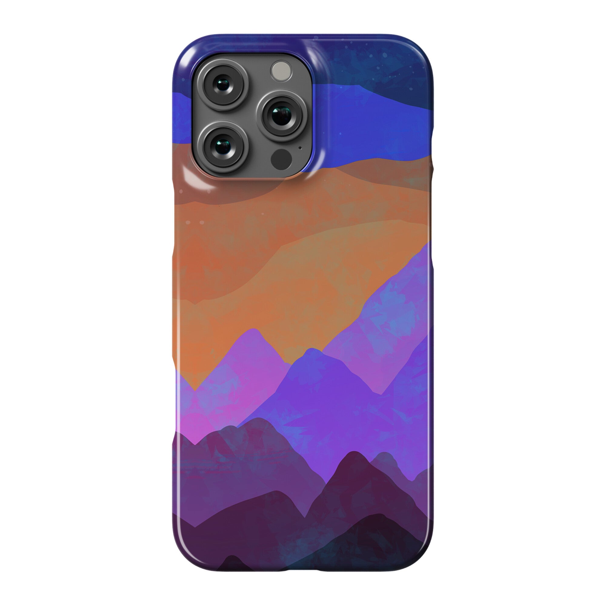 Abstract Mountain Sunset Phone Case